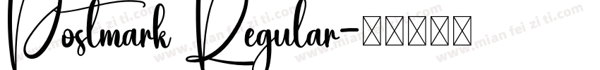 Postmark Regular字体转换